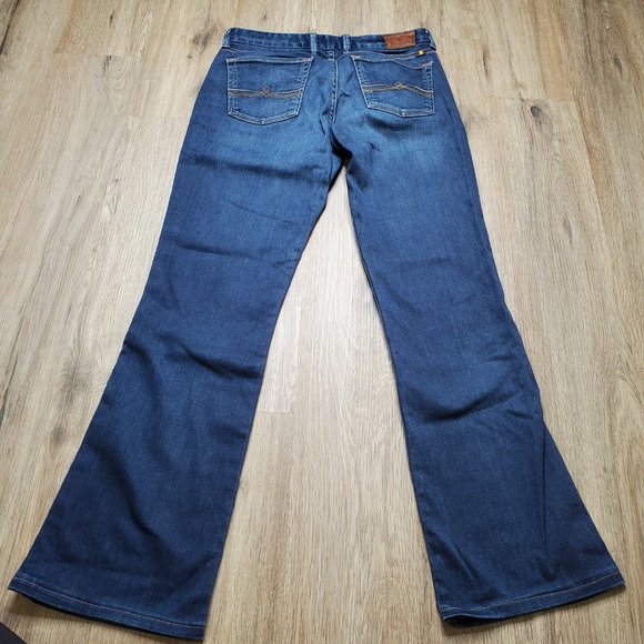 Lucky Brand The Sweet Jean Boot Cut  Women's Size 4/27 Dark Wash Mid Rise. Good - Picture 7 of 13